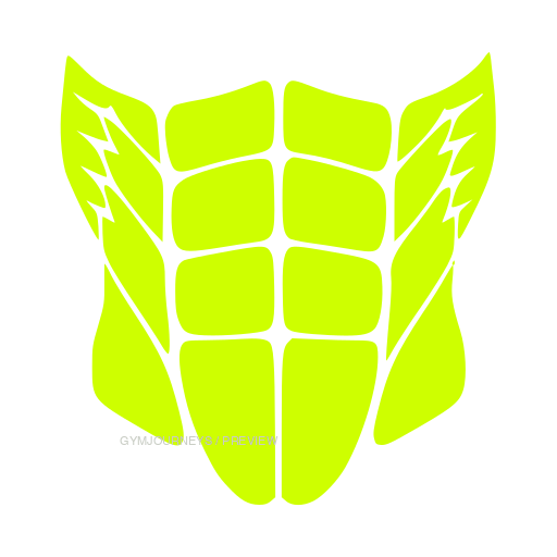 Core muscle-only icon