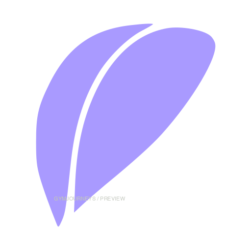 Shoulders, muscle-only icons, purple
